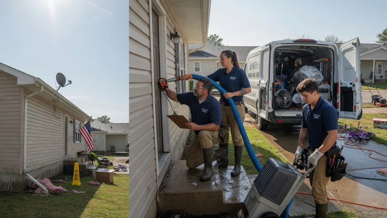 Ceiling Water Damage Restoration in Franklin, ME near me